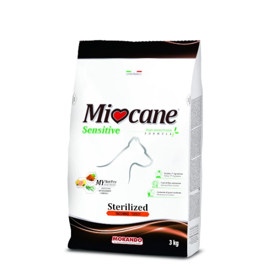 Miocane Sensitive_Sterilized tacchino_3kg